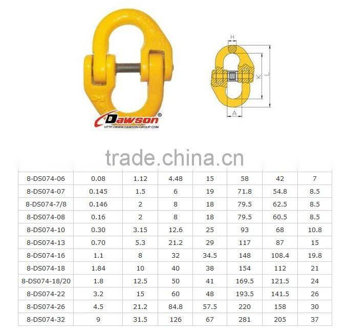 China Supplier Grade 100 Chain Sling Connecting Links