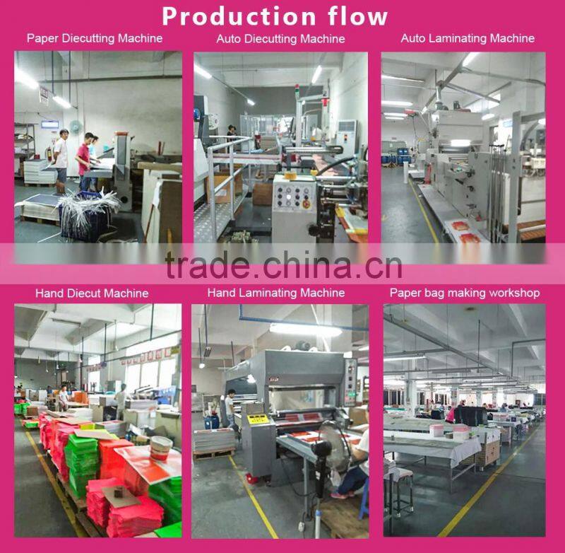 Cute green paper bag with cat design