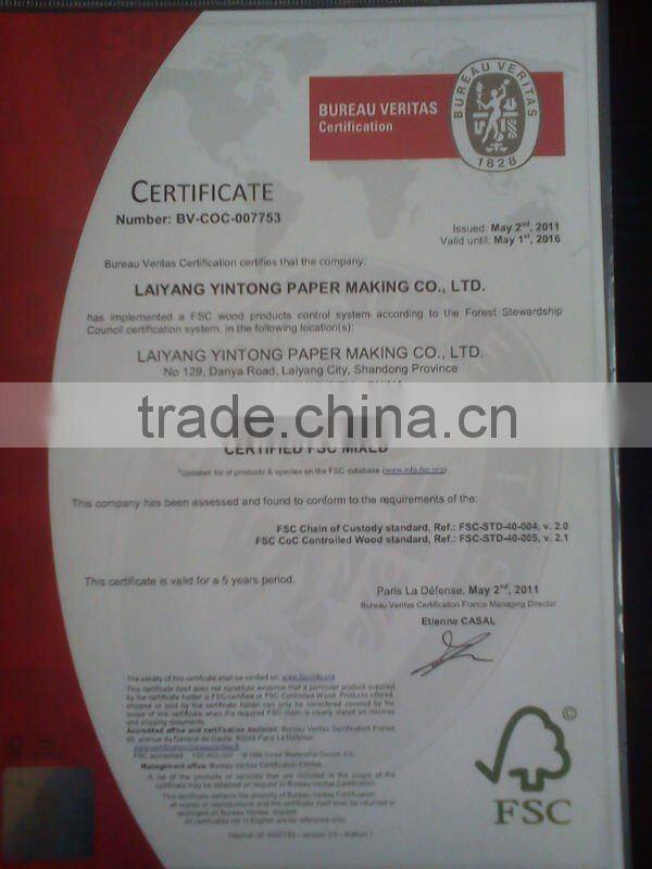High Quality White Watermark Security Paper