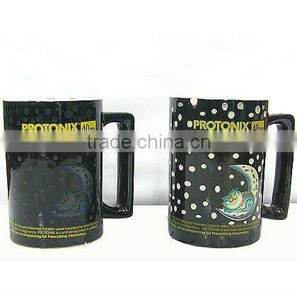 11oz Change Color Mug ,black colour changing mug