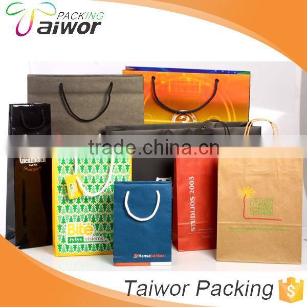 Color, size , material selectable, customized promotional gift bag