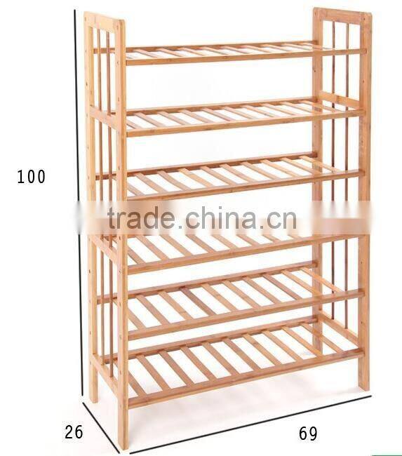 Brief Bamboo shoes rack