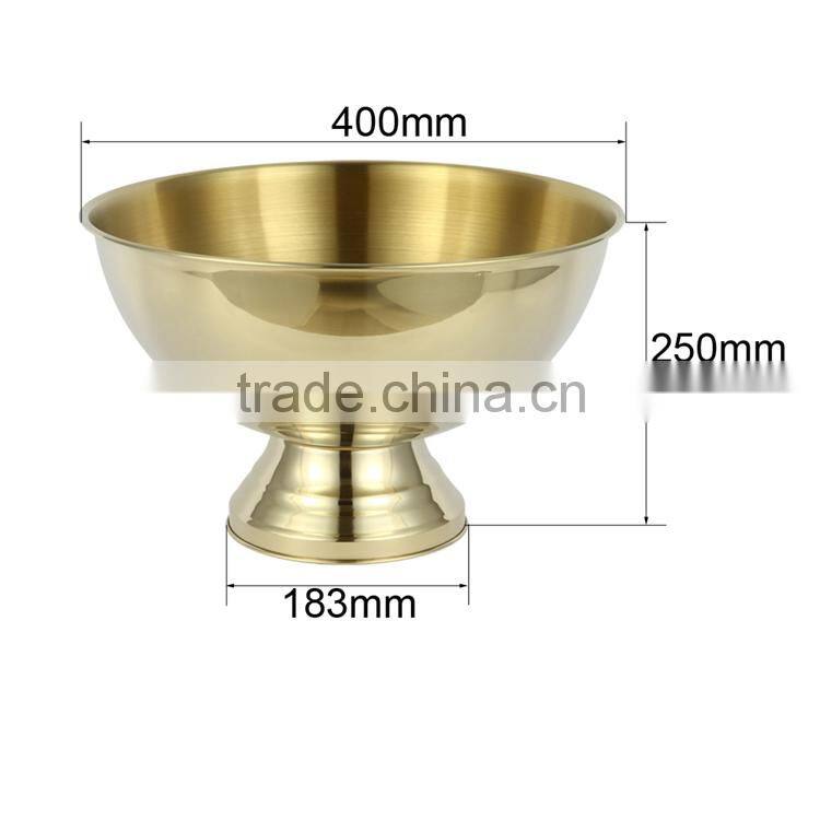 Hot selling gold champagne ice bucket stainless steel beer ice bucket