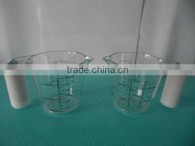 600ML transparent plastic Digital measuring cup scale