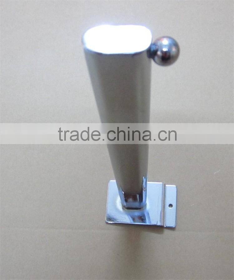 High Quality Chrome plating Straight Hanger /Slatwall Straight Arm