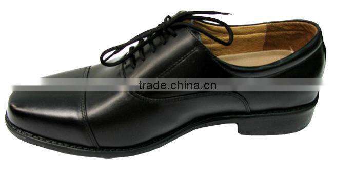 china police executive leather shoes