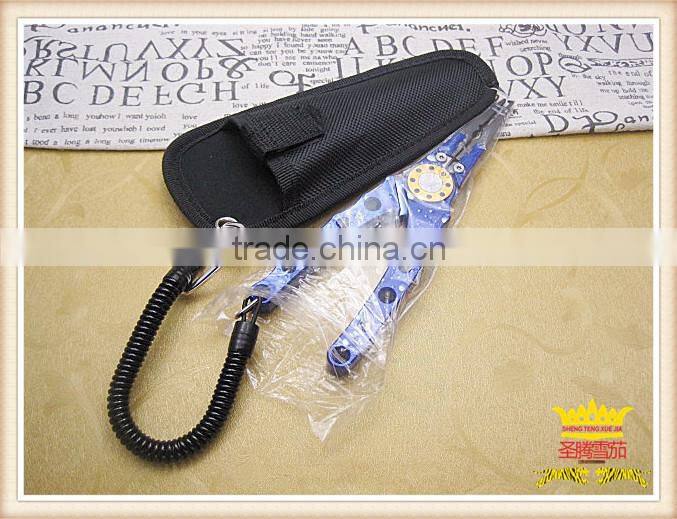 New fancy blue space aluminum alloy multifunctional pliers, fishing pliers, fishing scissors, fishing tools