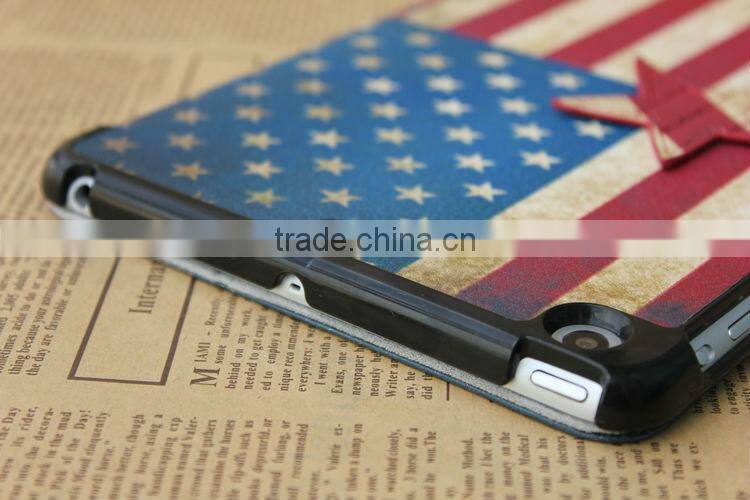 For ipad mini leather Customized Print Cover