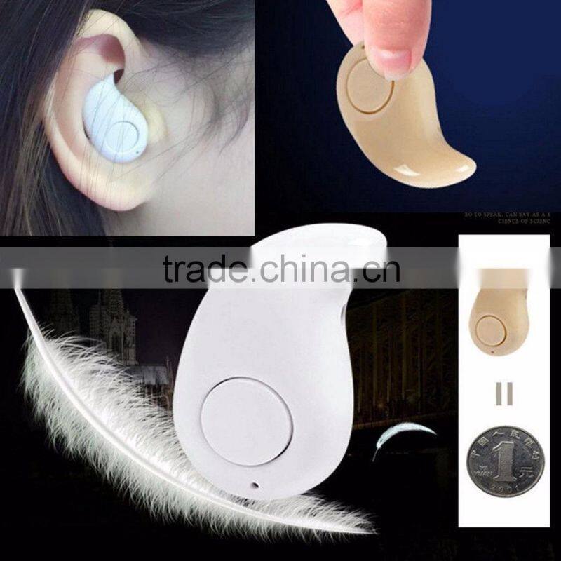 Mini Wireless Bluetooth V4.0 Earphone Headphone In Ear Headset Stereo Earpiece Handfree Calls & Listening to music Universal