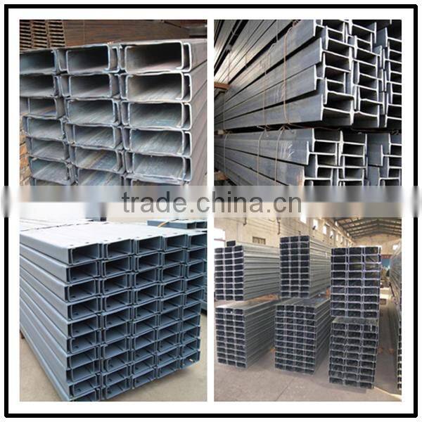 jis 304 standard c shaped structure channel steel