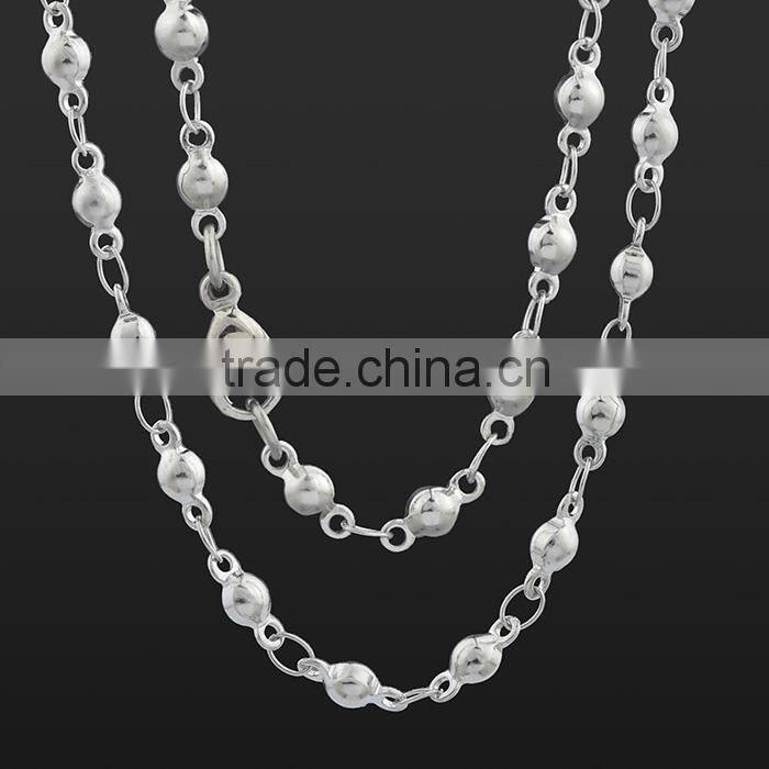 New Arrivals 2016 Black Bead Long Chain Necklace