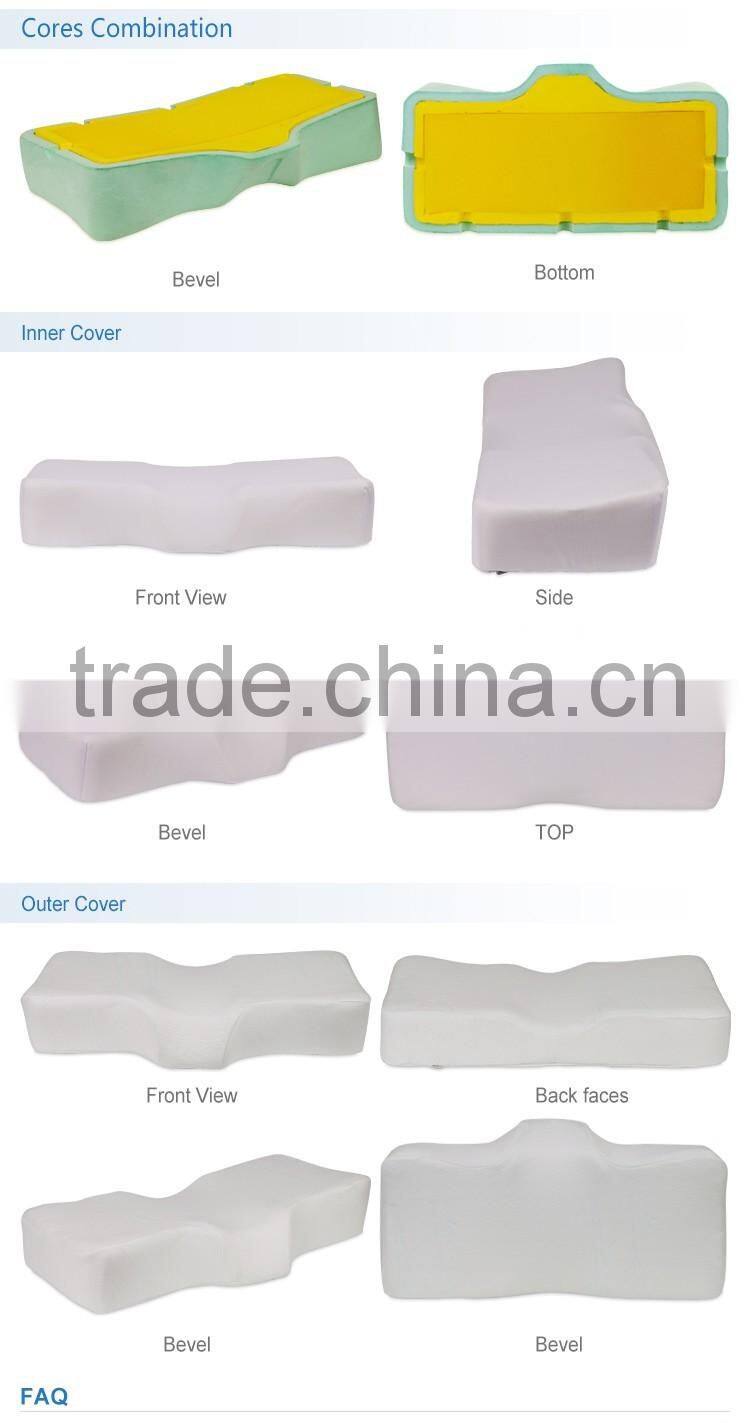 Best quality Approval memory foam pillow With logo Printing