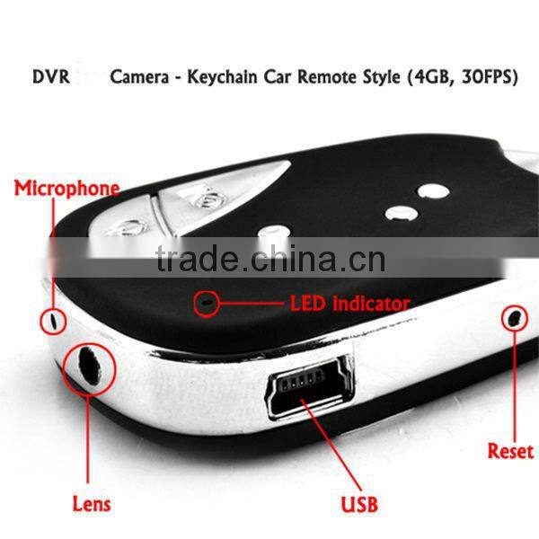 Mini Car Key Camera Video Recorder Camera In A Keychain Car Remote Style