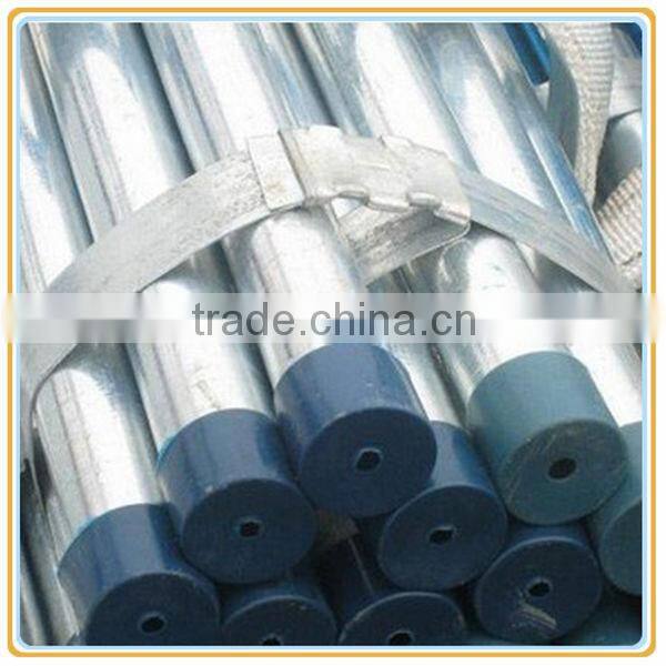 Galvanized steel pipe with thread and coupling or socket