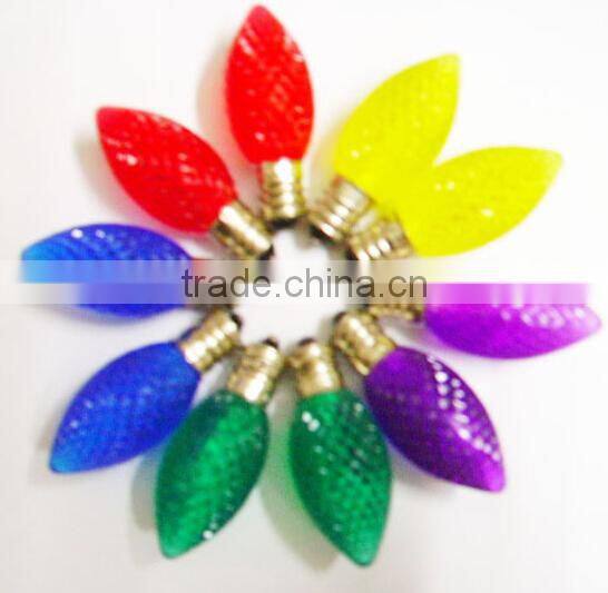 Led lighting manufacturer c7 c9 christmas light bulb e17 led light bulb for holiday time