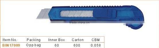 Plastic handle Utility Knife cutter