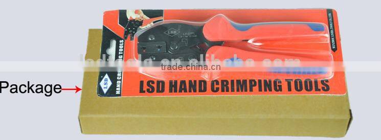 Flag female insulated terminals connector,ratchet crimping tool,electrician crimper LY-07FL