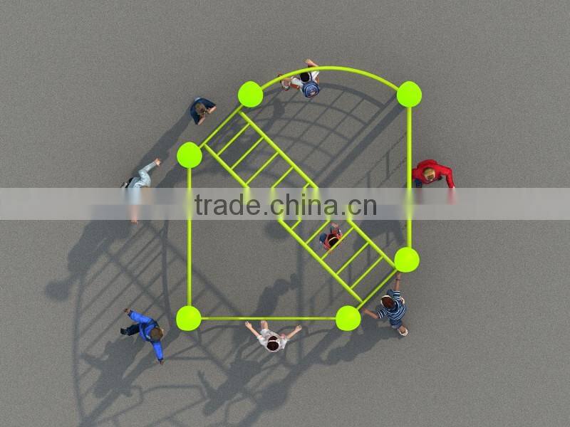 Outdoor children climb amusement park kids tunnel