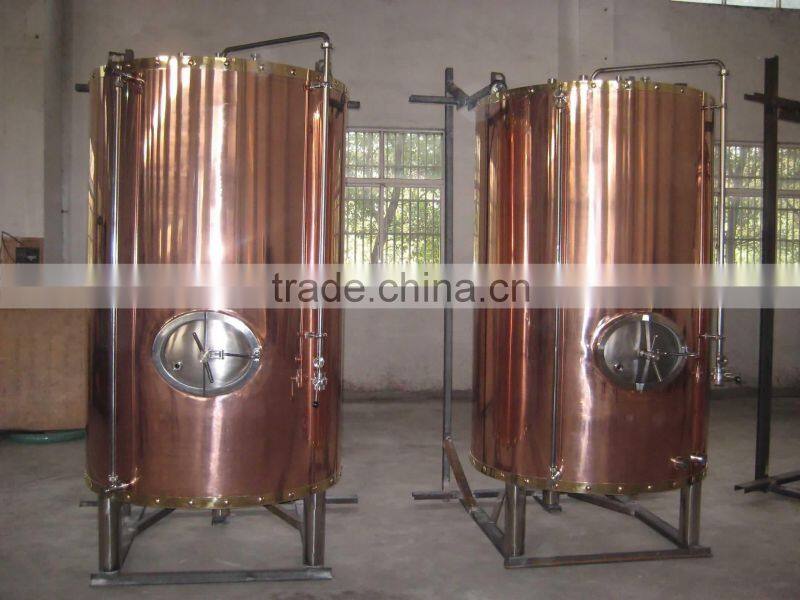 copper beer mash tun 2bbl beer fermenting equipment