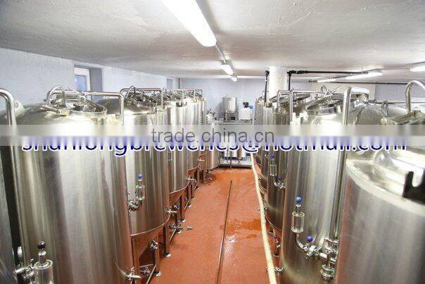 stainless steel beer making equipment with insulatio jacket tank