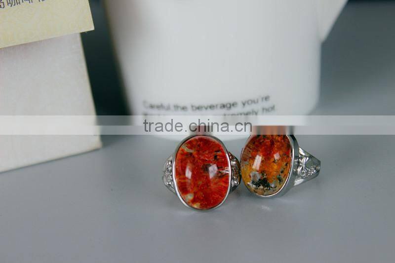 Wholesale Unique Special Rock Quartz Crystal Sterling Silver S925 Finger Ring