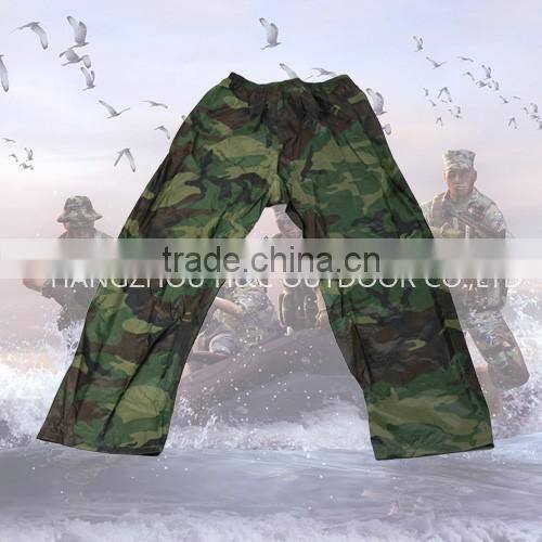 Woodland high quality military suit raincoat for rain-proof army poncho