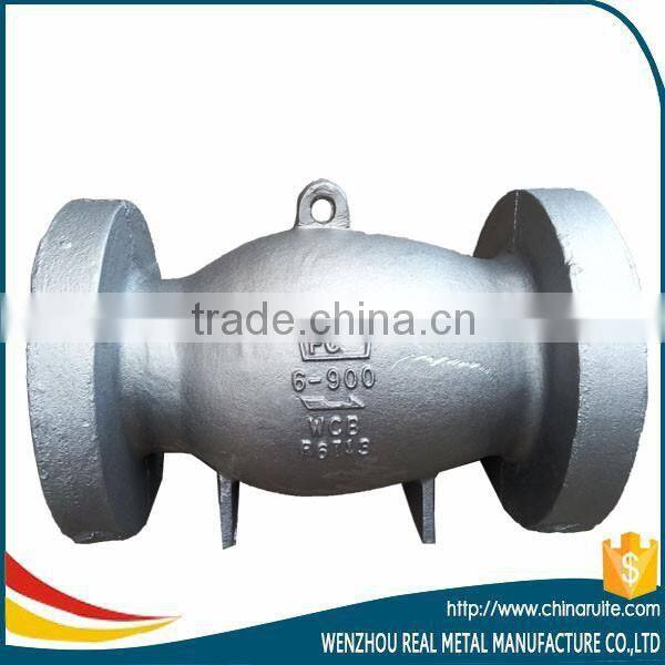 Cast steel WCB Flanged globe valve casting