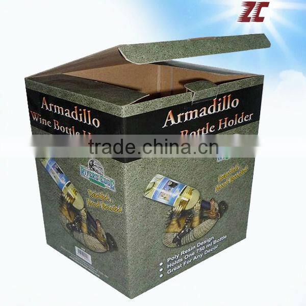 One Piece Foldable Cardboard Paper Box with PVC Window