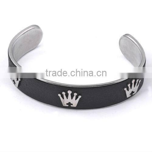 Mens Fashion Wrap Around Leather Bracelet(RB10218)