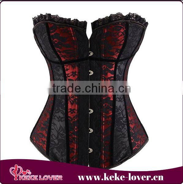 new design alibaba hot sale waist slimming corset sexy fat women steel boned corset wholesale mature women sexy corset