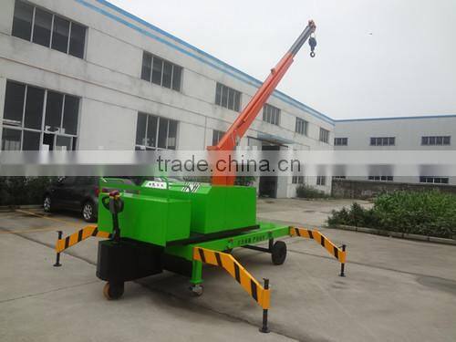 portable hoist grapple crane