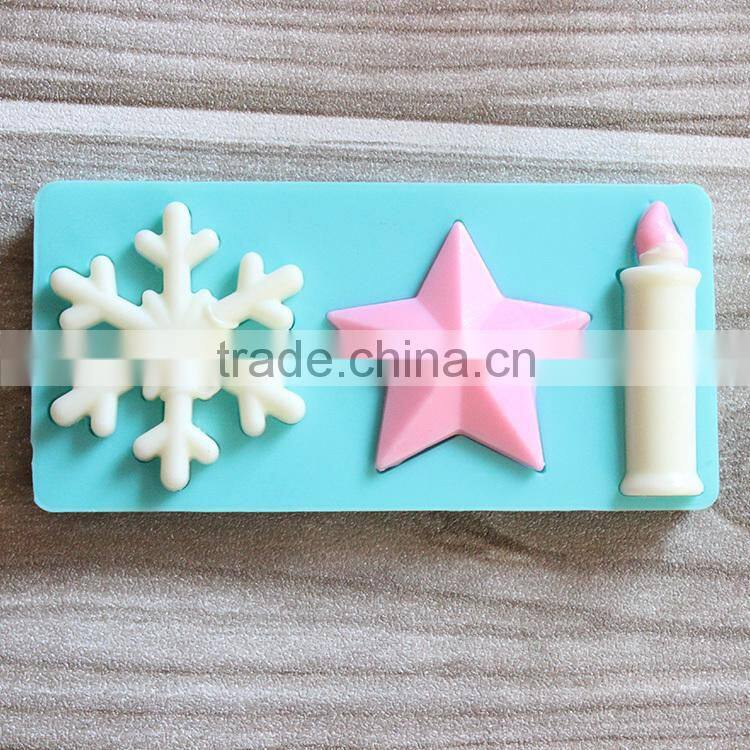2015 New Hot Selling Christmas Decoration Silicone Cake Baking Mould