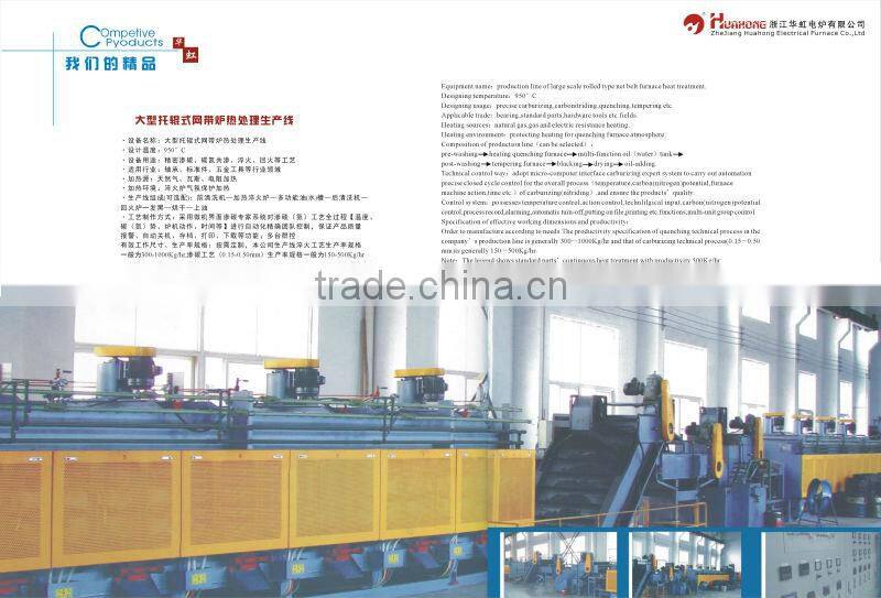 Conveyor Belt Hardening Tempering bolt screws Furnace