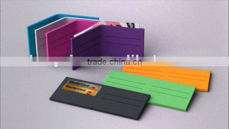 lovely fashion silicon wallet