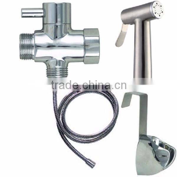 Hand Held Bidet Sprayer, Premium Stainless Steel Diaper Sprayer Shattaf - Complete Set for Toilet, Hand Sprayer for Bidet Toilet