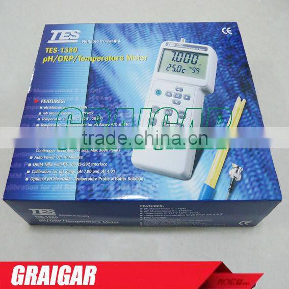Ph value tester tes-1380k tester tes1380k ph meter
