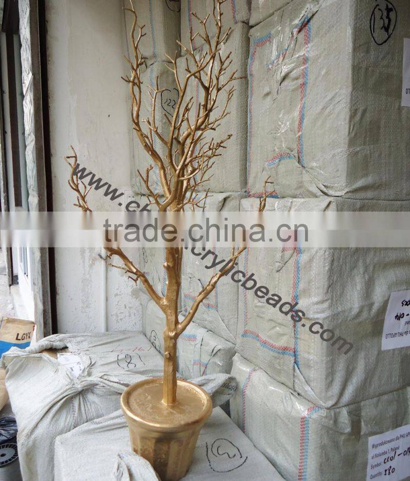 90CM gold Crystal Christmas Garland artificial Tree for wedding centerpiece tree