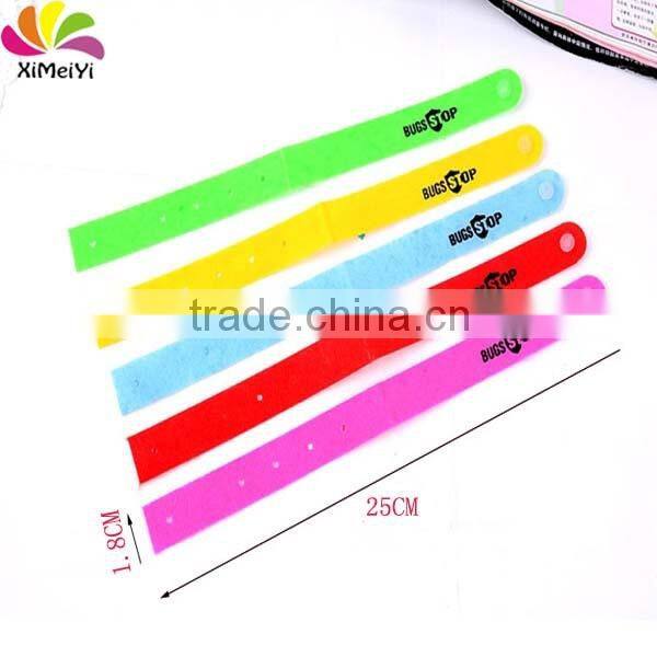 2016 hot new products adjustable mosquito repellent bracelet silicone bracelet