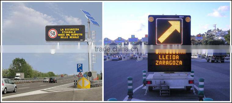 P31.25 outdoor Amber color led traffic display supplier