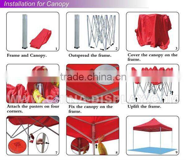 Promotional beach gazebo canopy steel aluminium outdoor folding wholesale tents