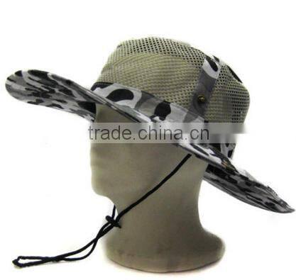 Aussie australia fishman hunting men women camo mesh bucket hat fishing sun roll up brim safari mesh vented bucket hat