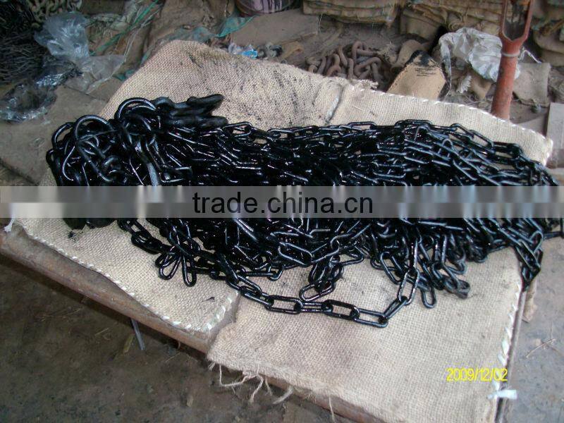 PLOUGH CHAIN(Plow Chain, shear, wheel )/BLACK CHAIN/ZINC PAINTED CHAIN