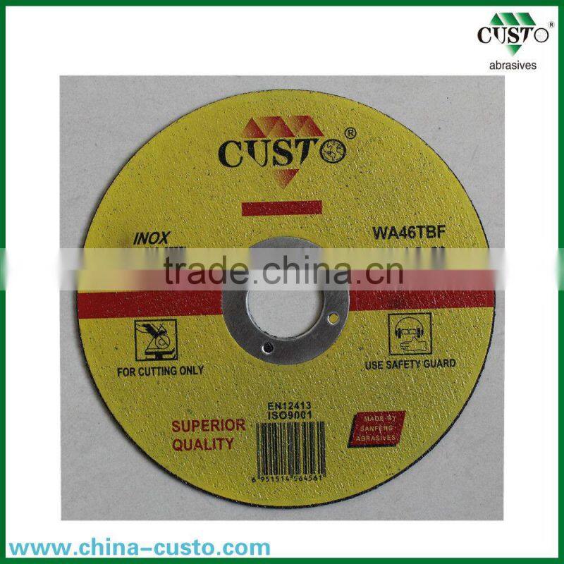115x1.0x22.23mm ISO 9001 and MPA EN12413 T41super thin Cutting Wheel
