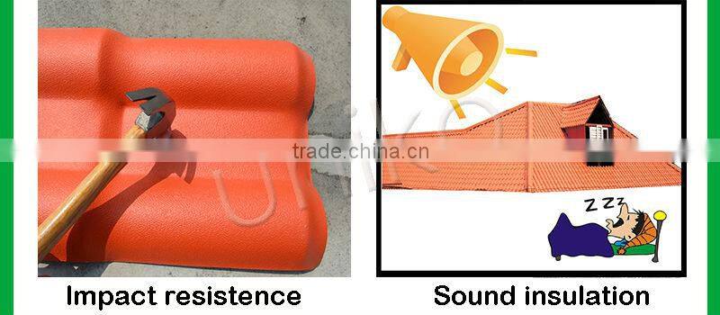 color stable man-made extruded good quality japanese flat roof tiles for house