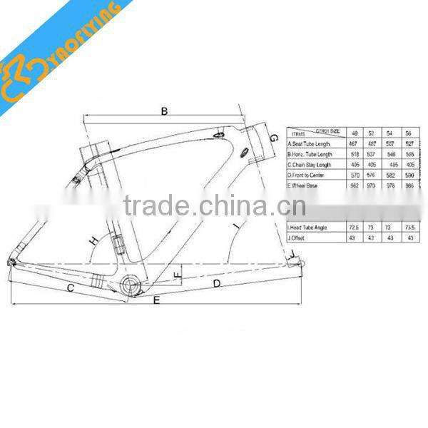 Best selling 700C carbon road bicycle frame,high quality china carbon bicycle frame for sale,EMS free shipping