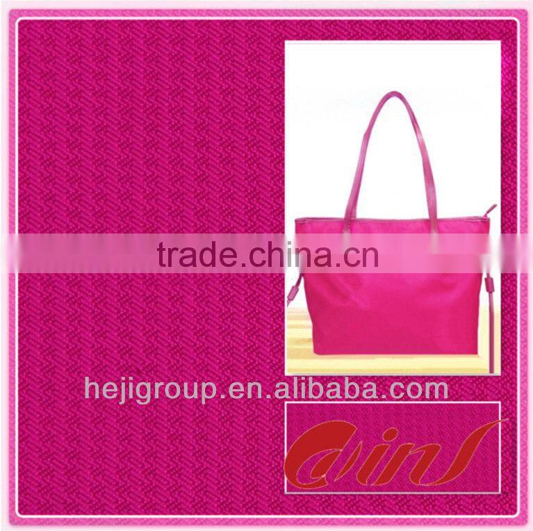 190D FDY 100% polyester oxford fabric Jacquard fabric bag with pu coated