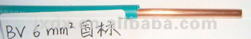 4mm flexible single copper wire with PVC insulation 450/750V