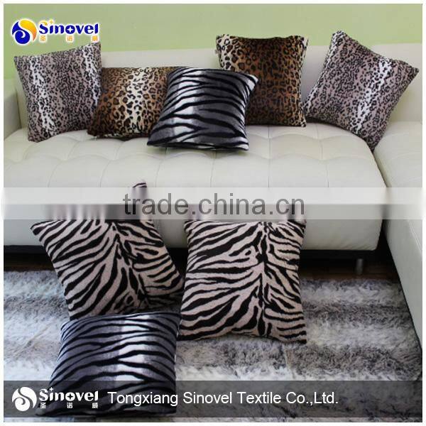 100%Polyester Animal Skin Print Velboa Fabric With S Wave Made In China
