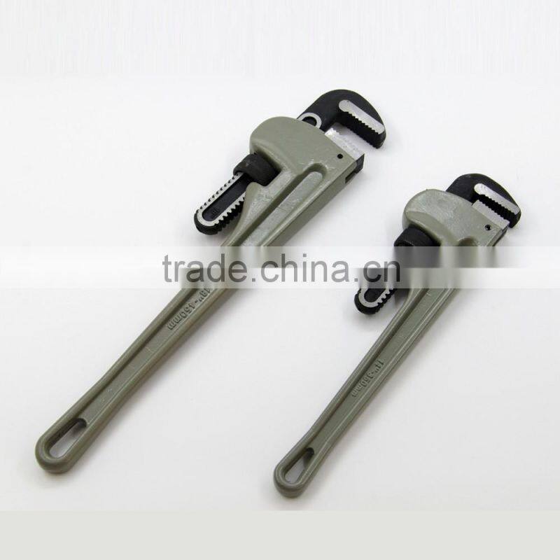 Adjustable Carbon Steel With Stright Handle Adjustable Heavy Duty Aluminum Pipe Wrench