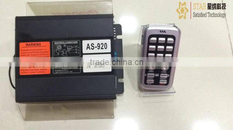 police car, amubulance, fire engineer wireless siren, car electronic amplifier AS920